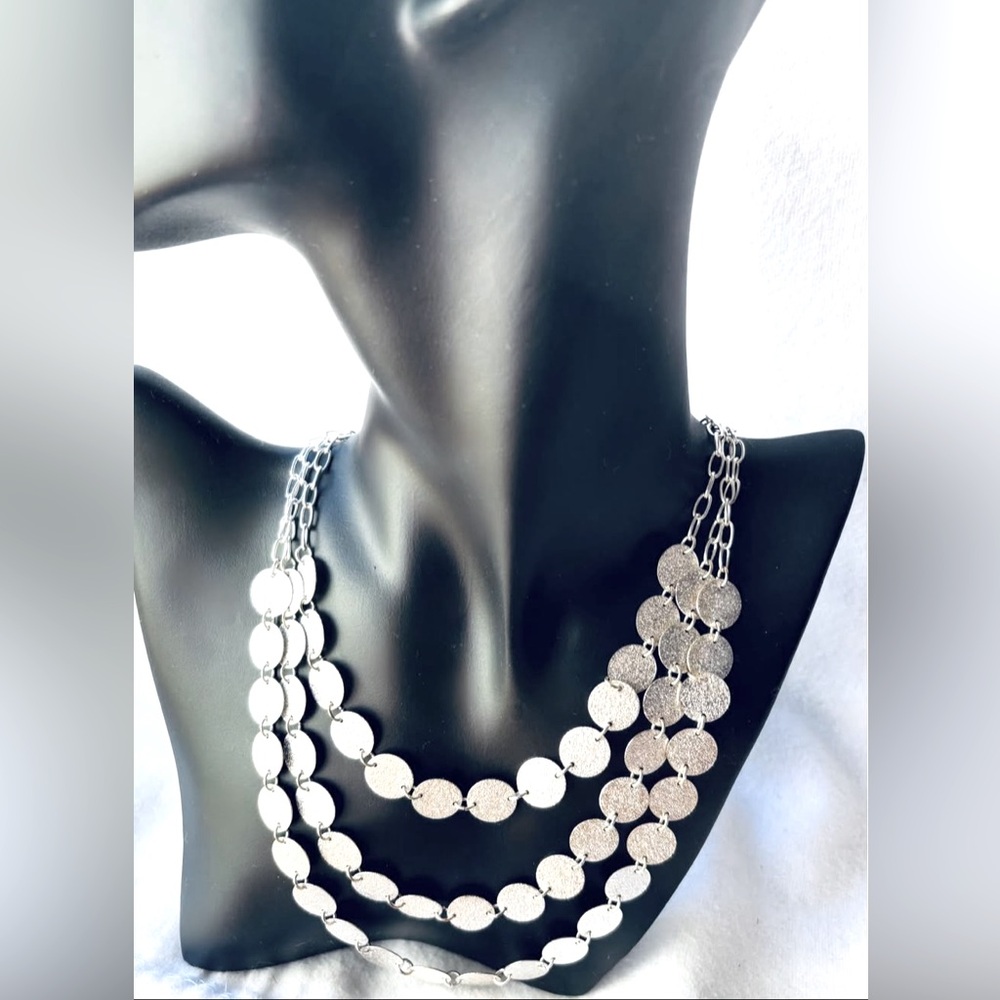 Cascading Statement Necklace Never Worn - image 2